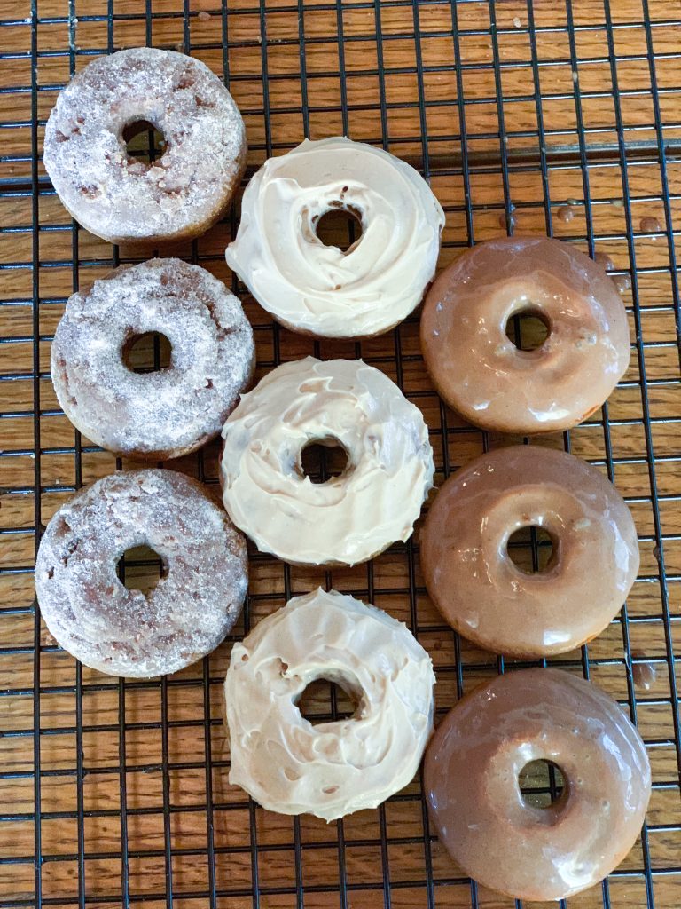 Three different sugar free toppings for donuts and muffins.
