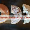 Three different sugar free toppings for donuts and muffins.