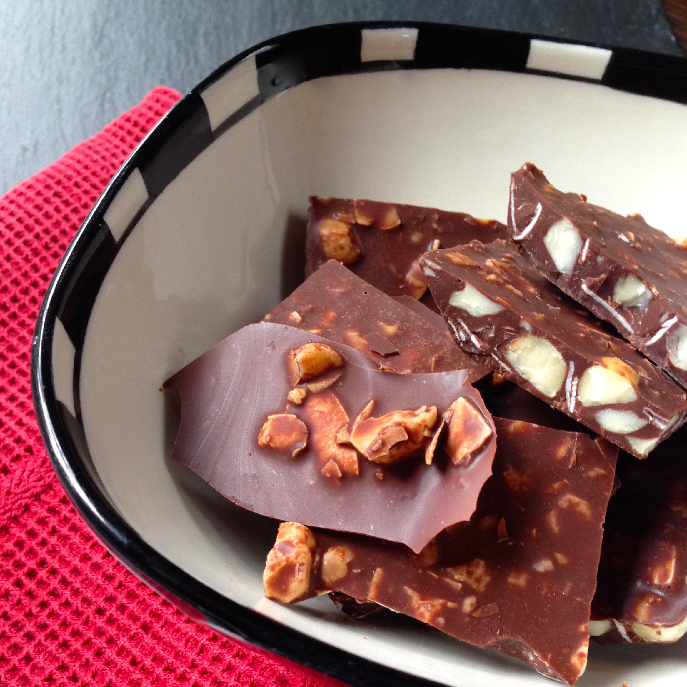Chocolate Coconut Nut Bark