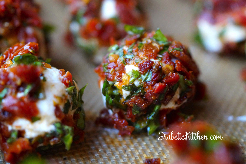 Sundried Tomato Goat Cheese Bites