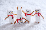 playful marshmallow snowmen with no holiday stress